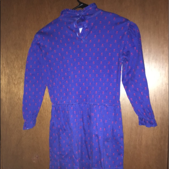 Long Sleeve Patterned Dress with Pockets - Picture 4 of 6